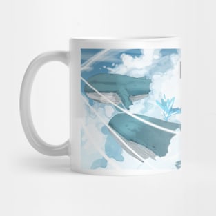 fantasy whale Mug